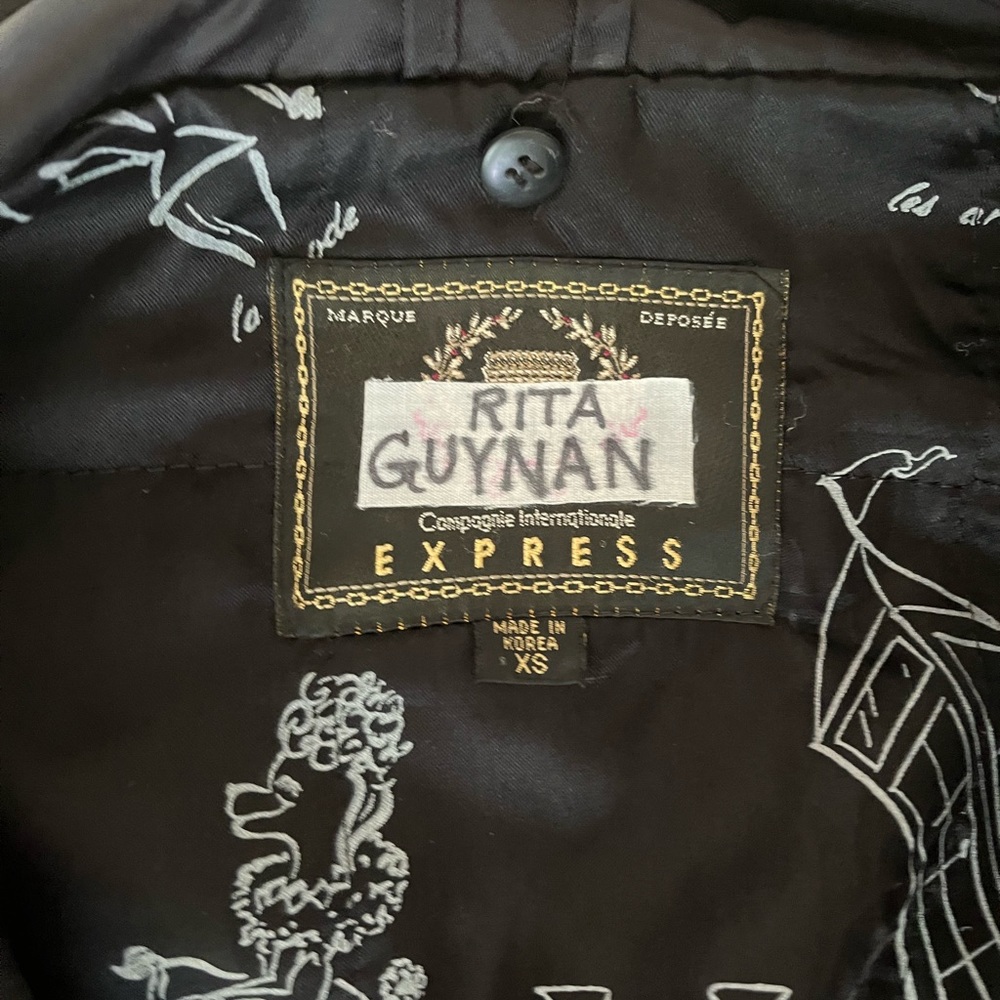 Vintage 1990s Express Women’s Motorcycle/Bomber J… - image 2